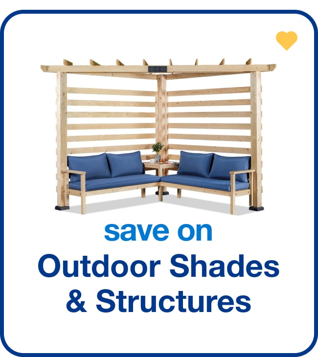 save on outdoor shades & structures