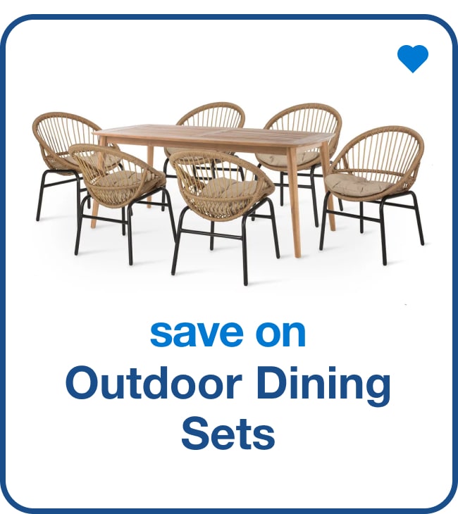 Save on Outdoor Dining Sets