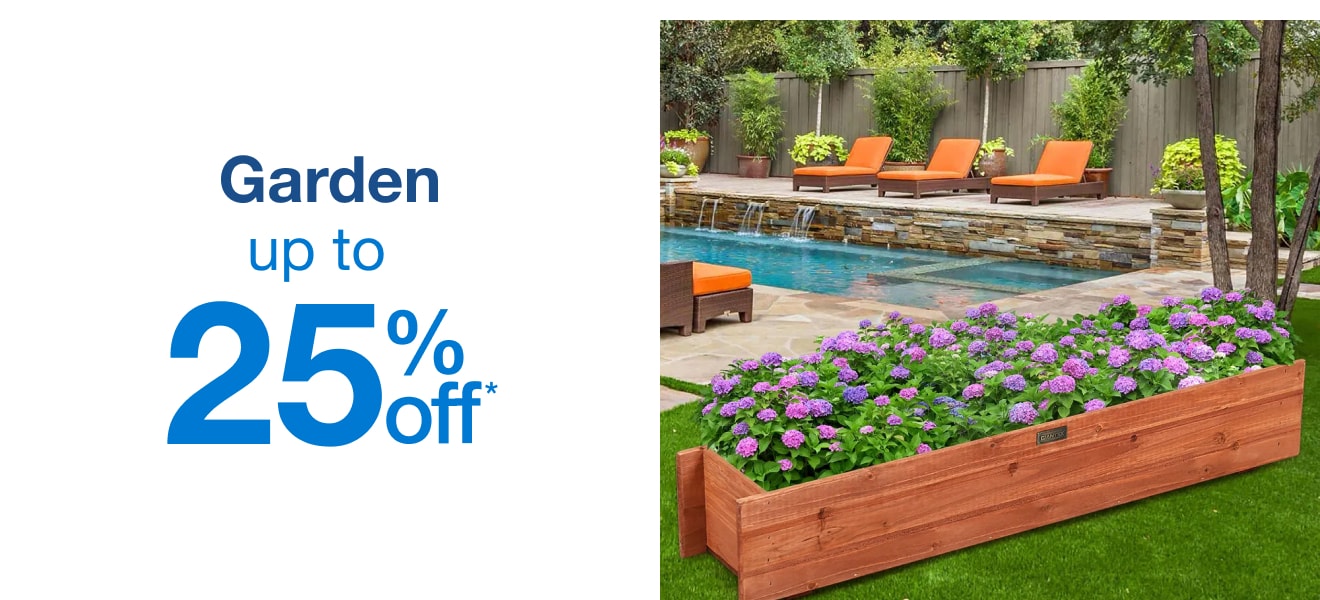 Garden Up to 25% Off