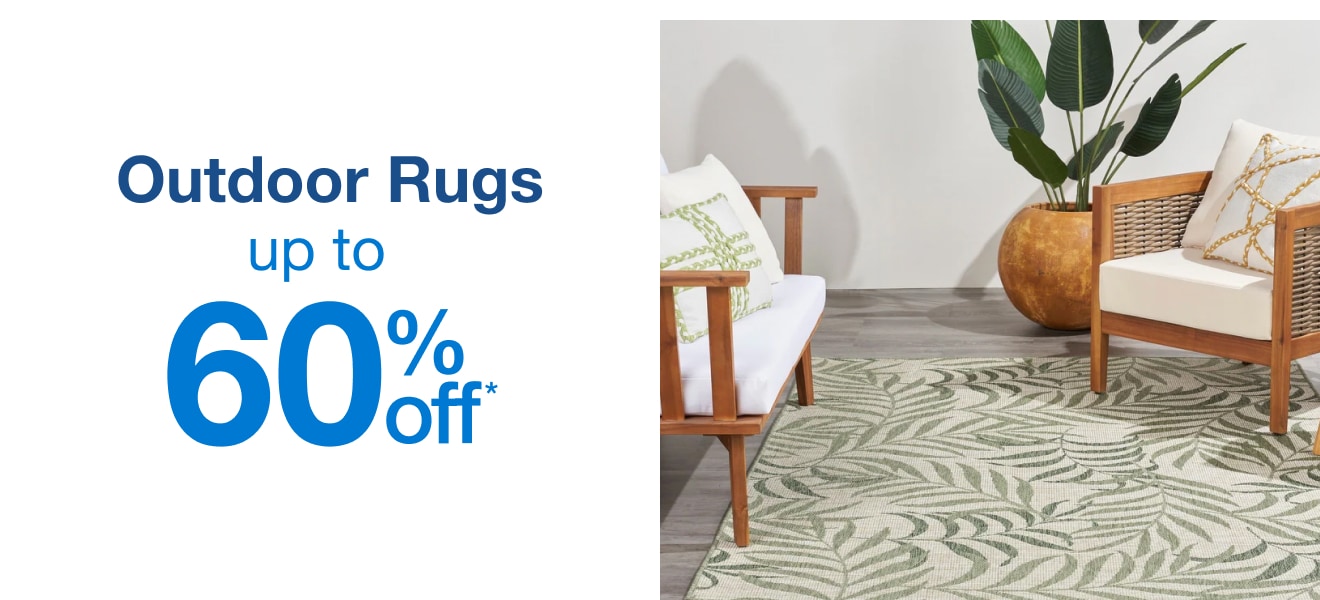 Outdoor Rugs Up to 60% Off