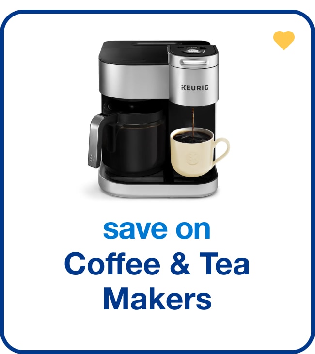 save on coffee & tea makers