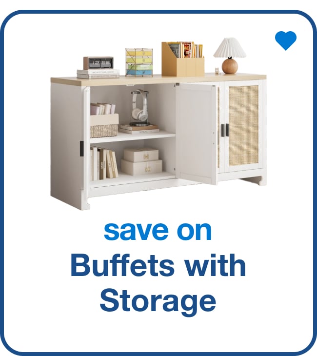 Save on Buffets with Storage