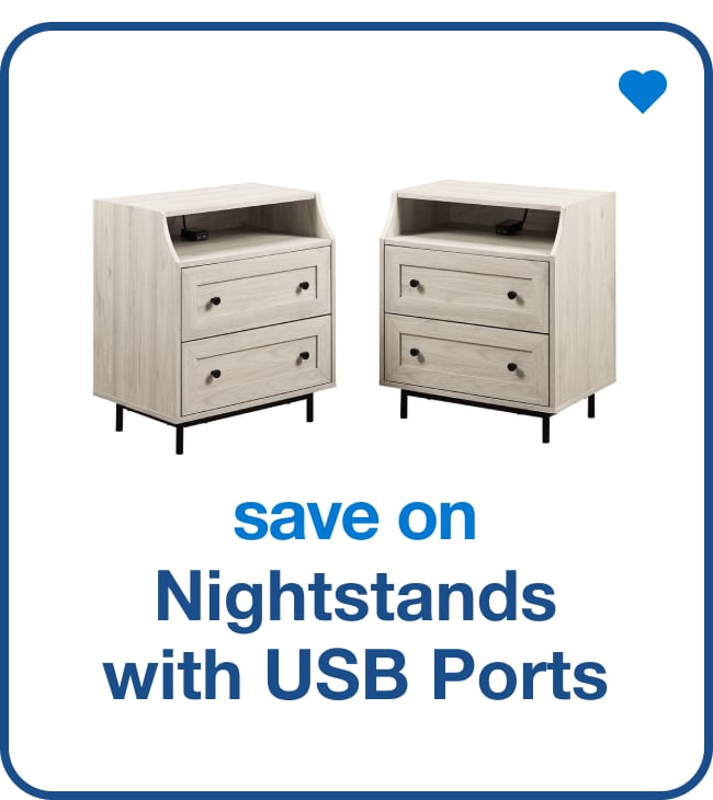 Save on Nightstands with USB Ports