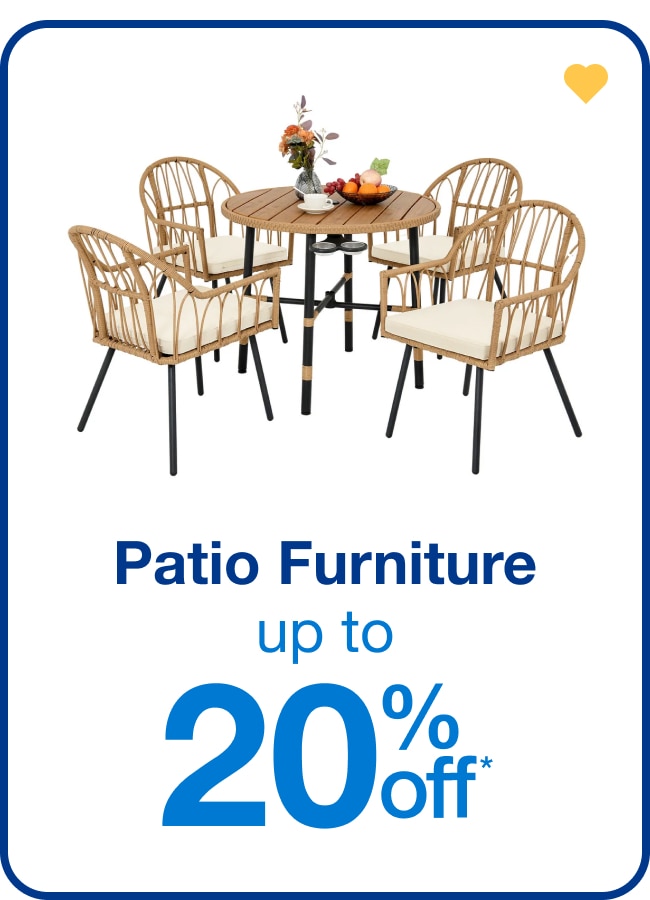 Patio Furniture - Shop Now