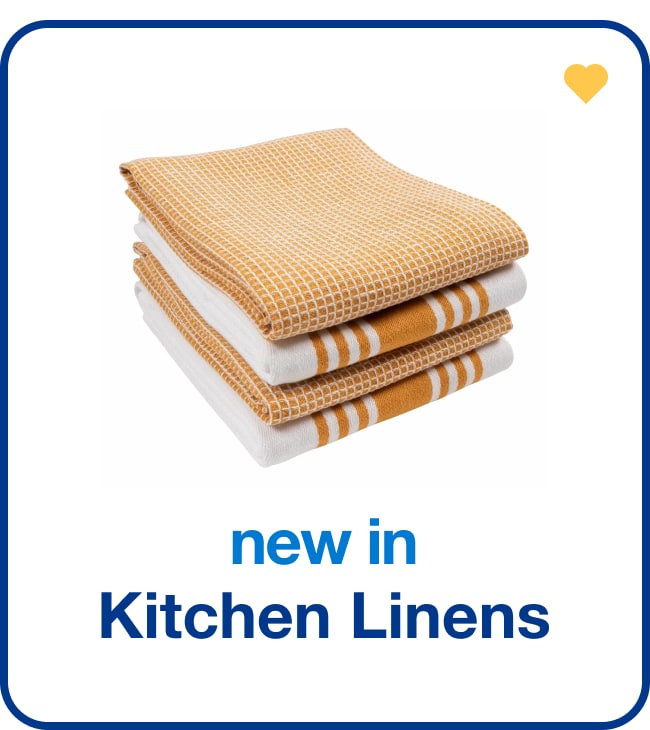 new in kitchen linens
