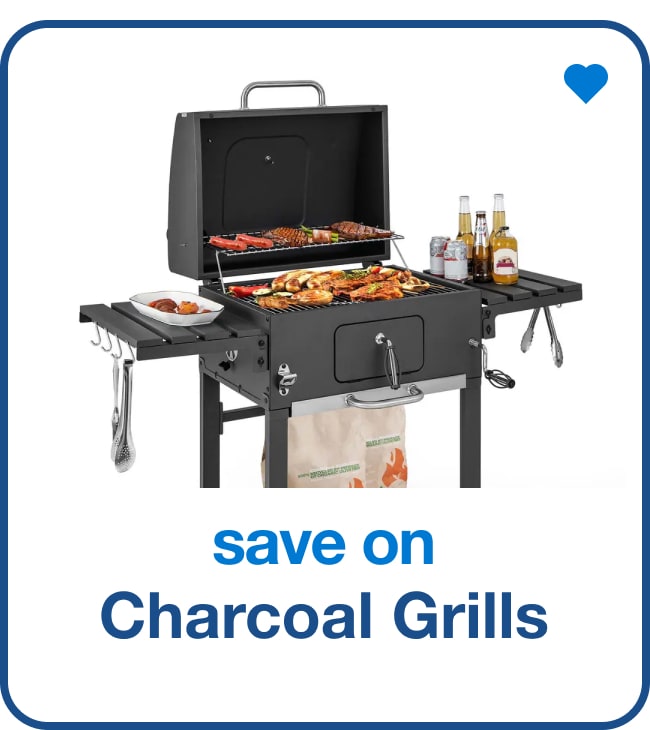 save on charcoal grills