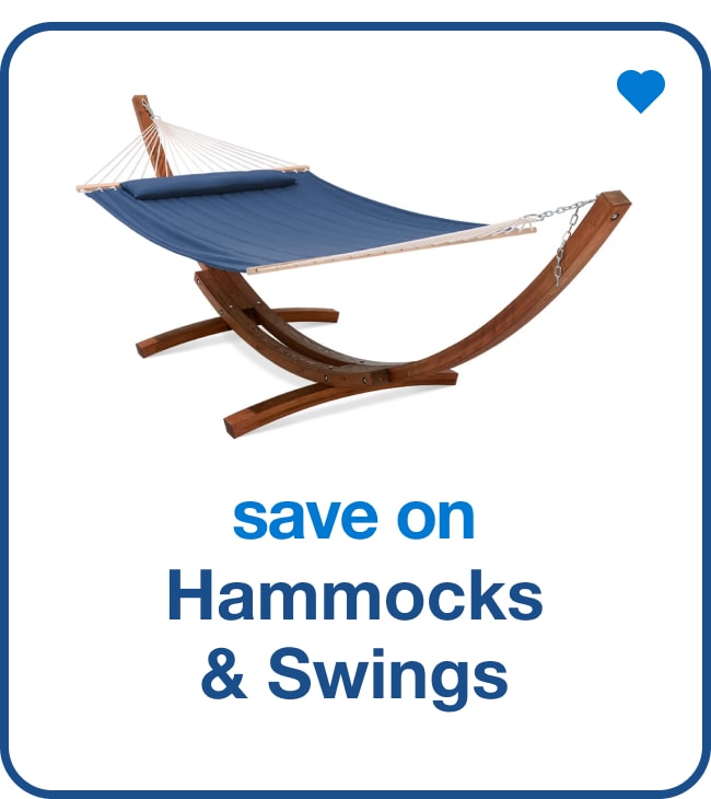 save on hammocks & swings