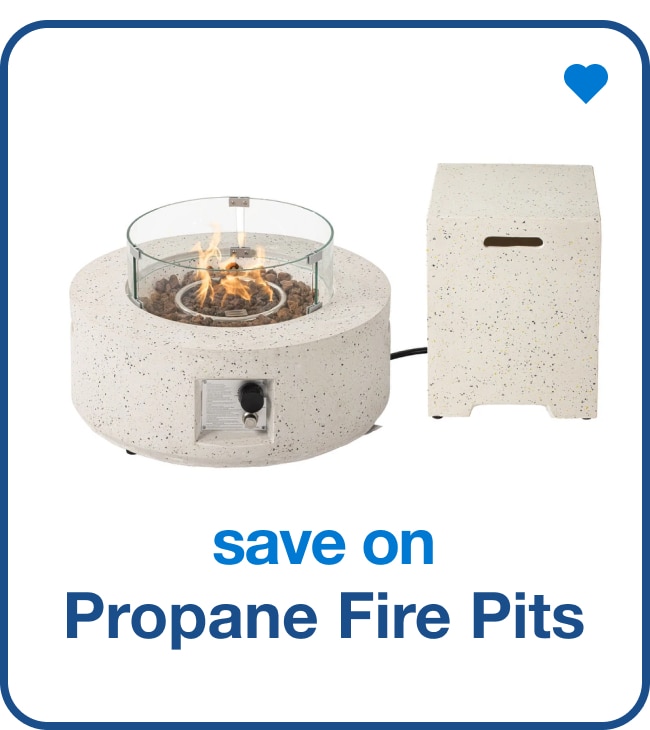 save on propane fire pits