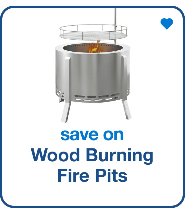 save on wood burning fire pits