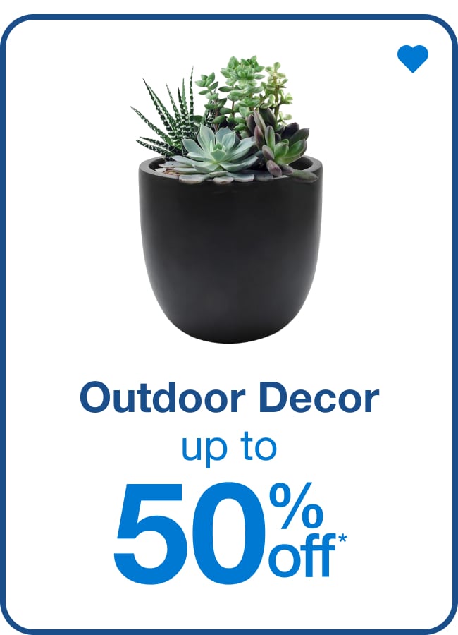 Outdoor Décor - Shop Now