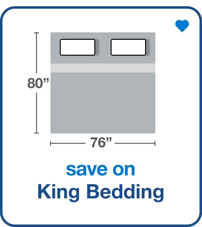 save on king bedding