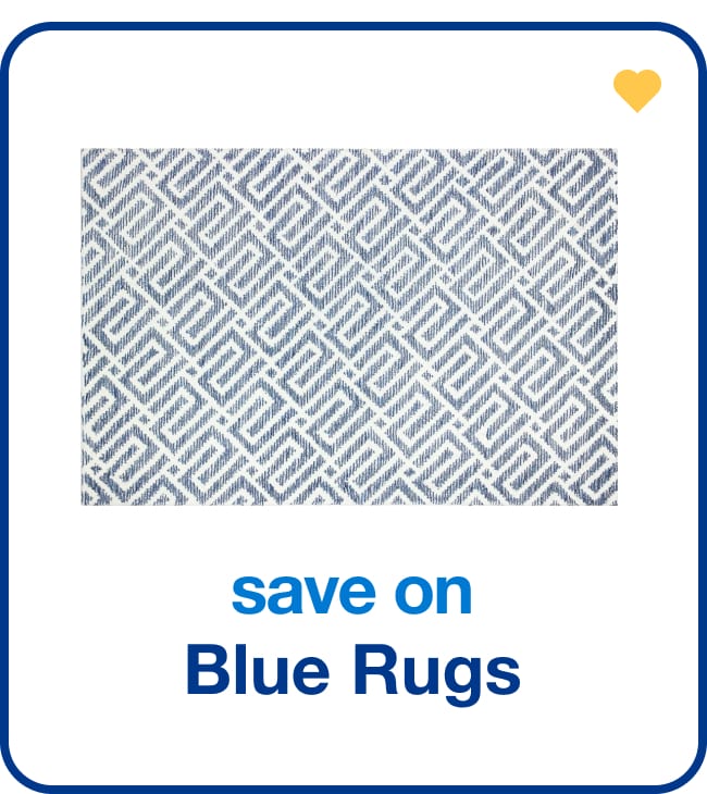save on blue rugs