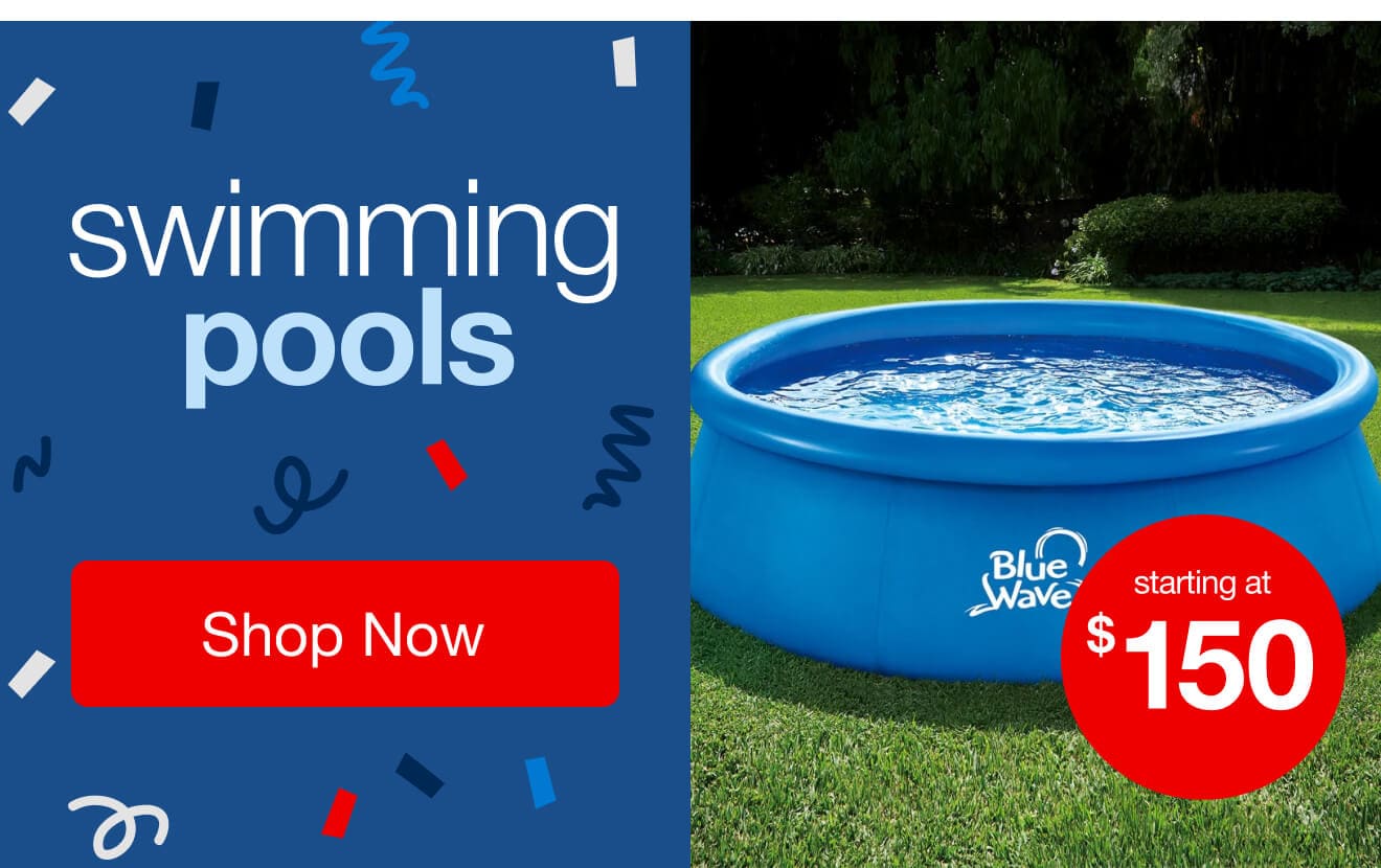 Swimming Pools Starting at $150
