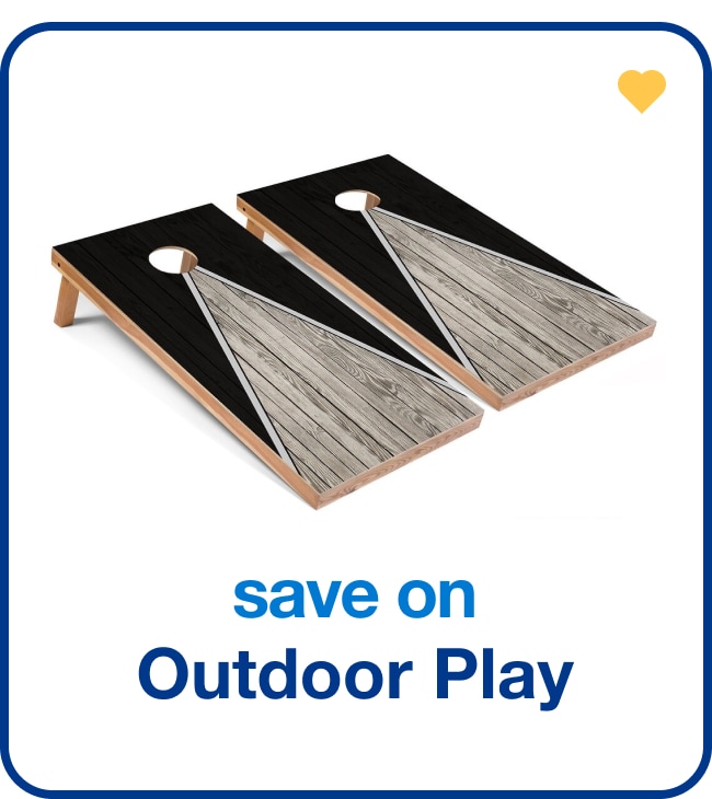 save on outdoor play