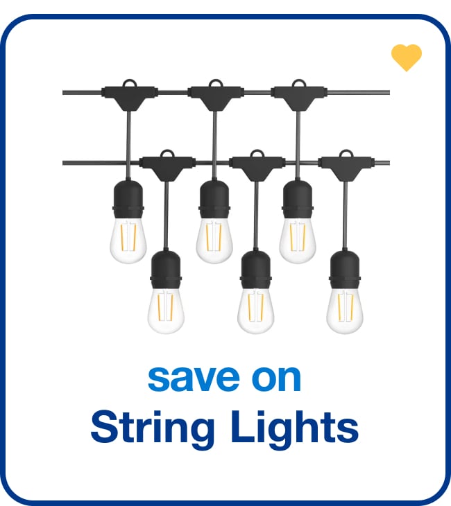 save on string lights