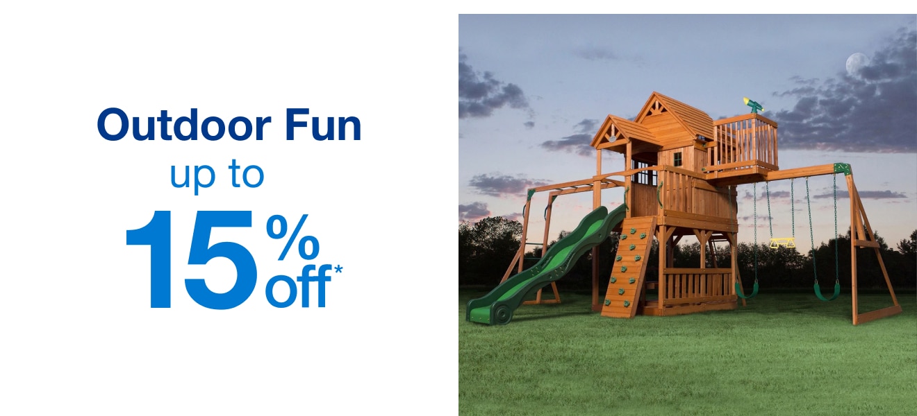 Outdoor Fun Up to 15% Off — Shop Now