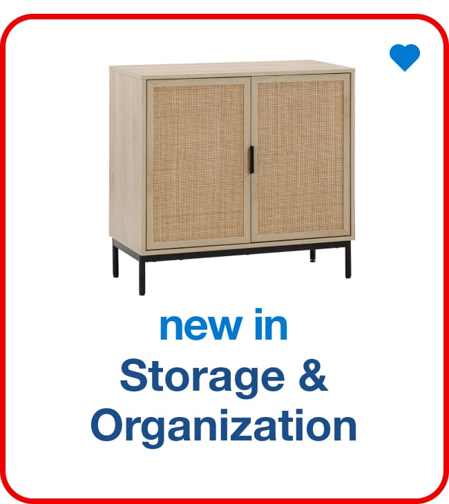 New in Storage & Organization