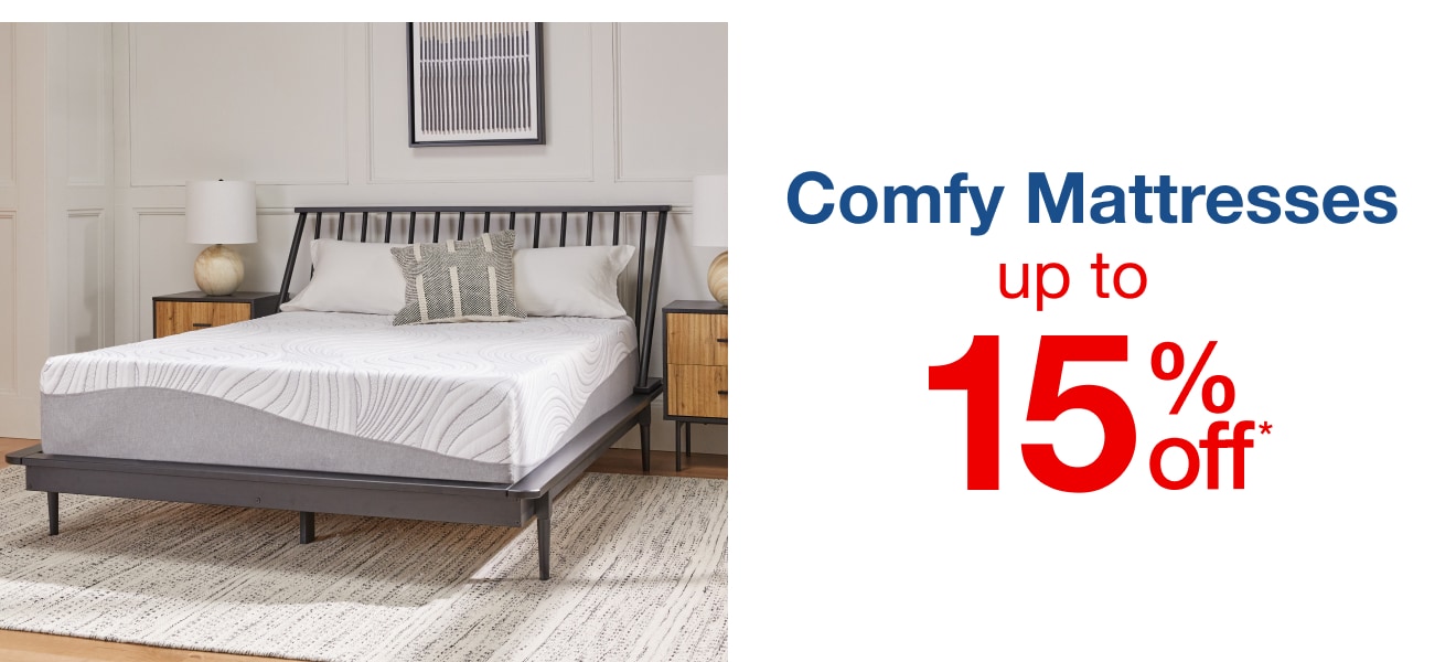 Up to 15% off Comfy Mattresses - Shop Now!