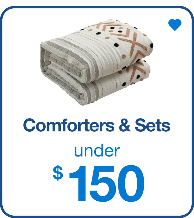 Comforters and sets under $150