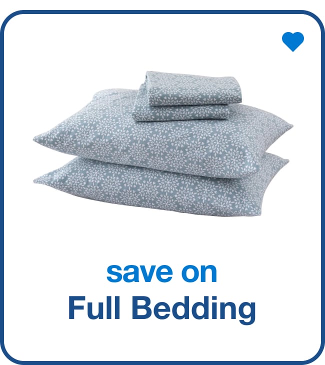 Save on Full bedding