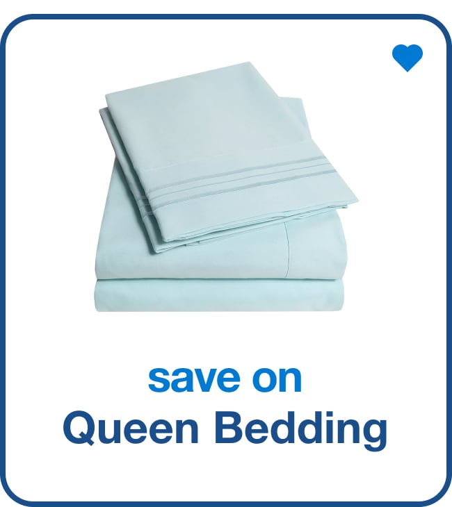 Save on Queen bedding
