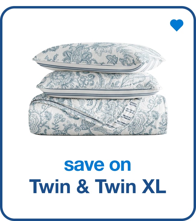 Save on Twin and Twin XL bedding