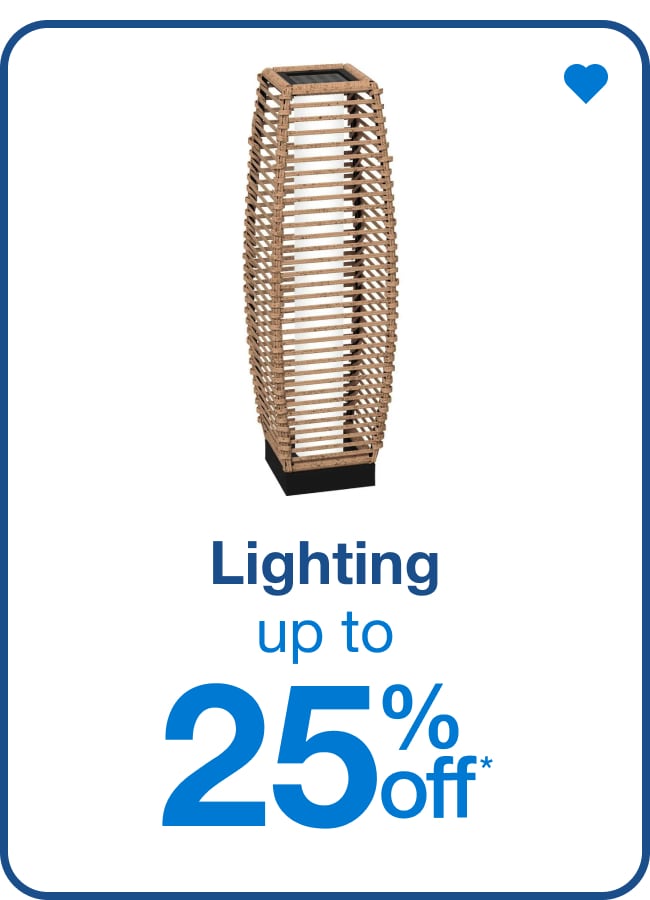 Lighting - Up to 25% off