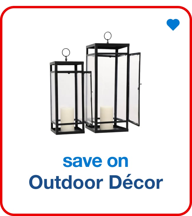 Save on Outdoor Decor