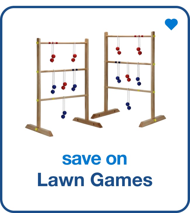 Save on lawn games