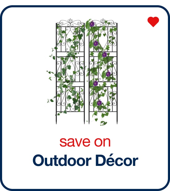 Save on Outdoor Decor