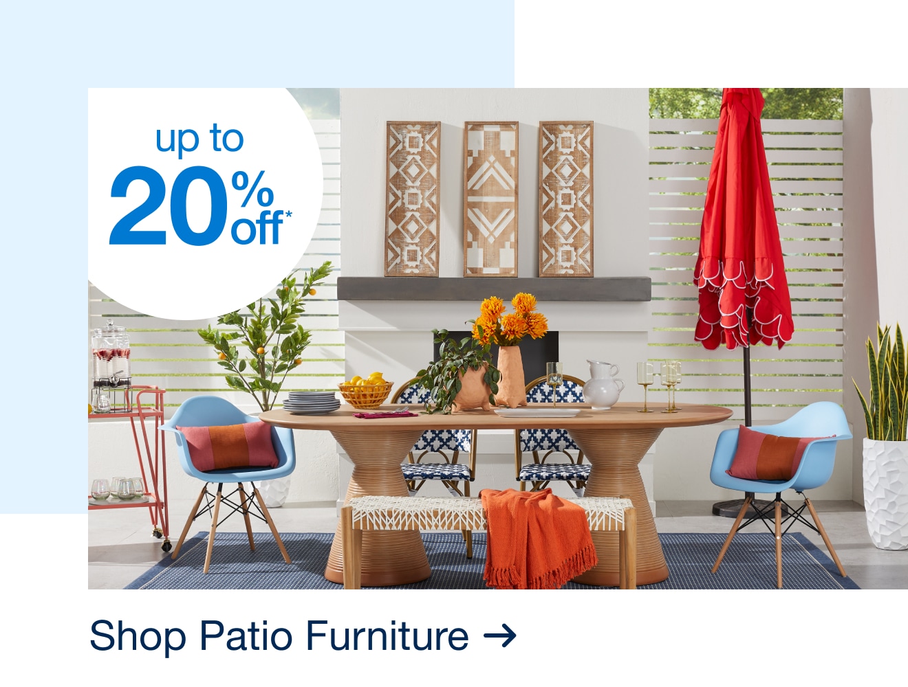 Up to 20% off - Shop Patio Furniture