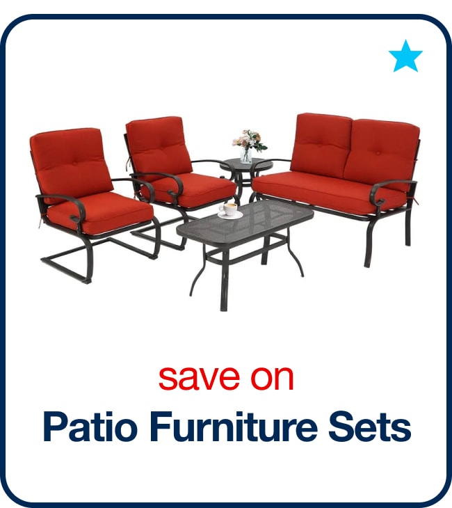 Save on Patio Furniture Sets