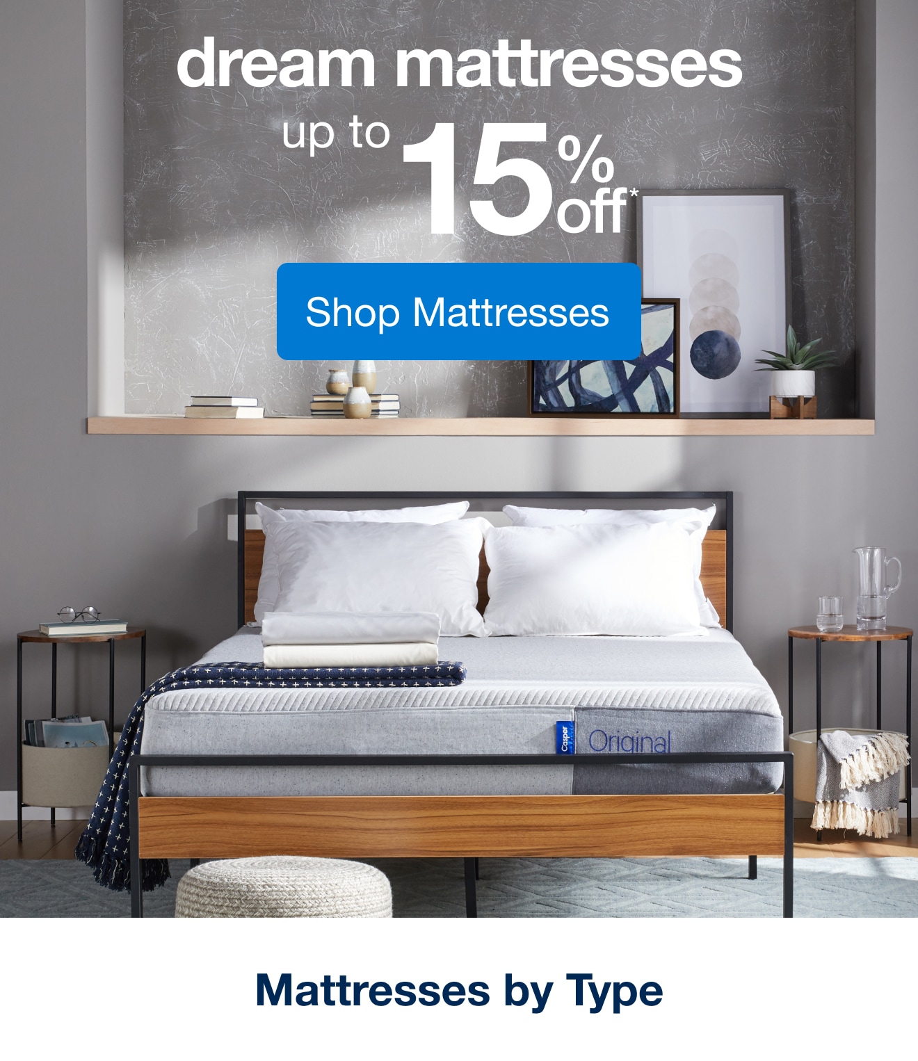 Up to 15% off - Shop Mattresses