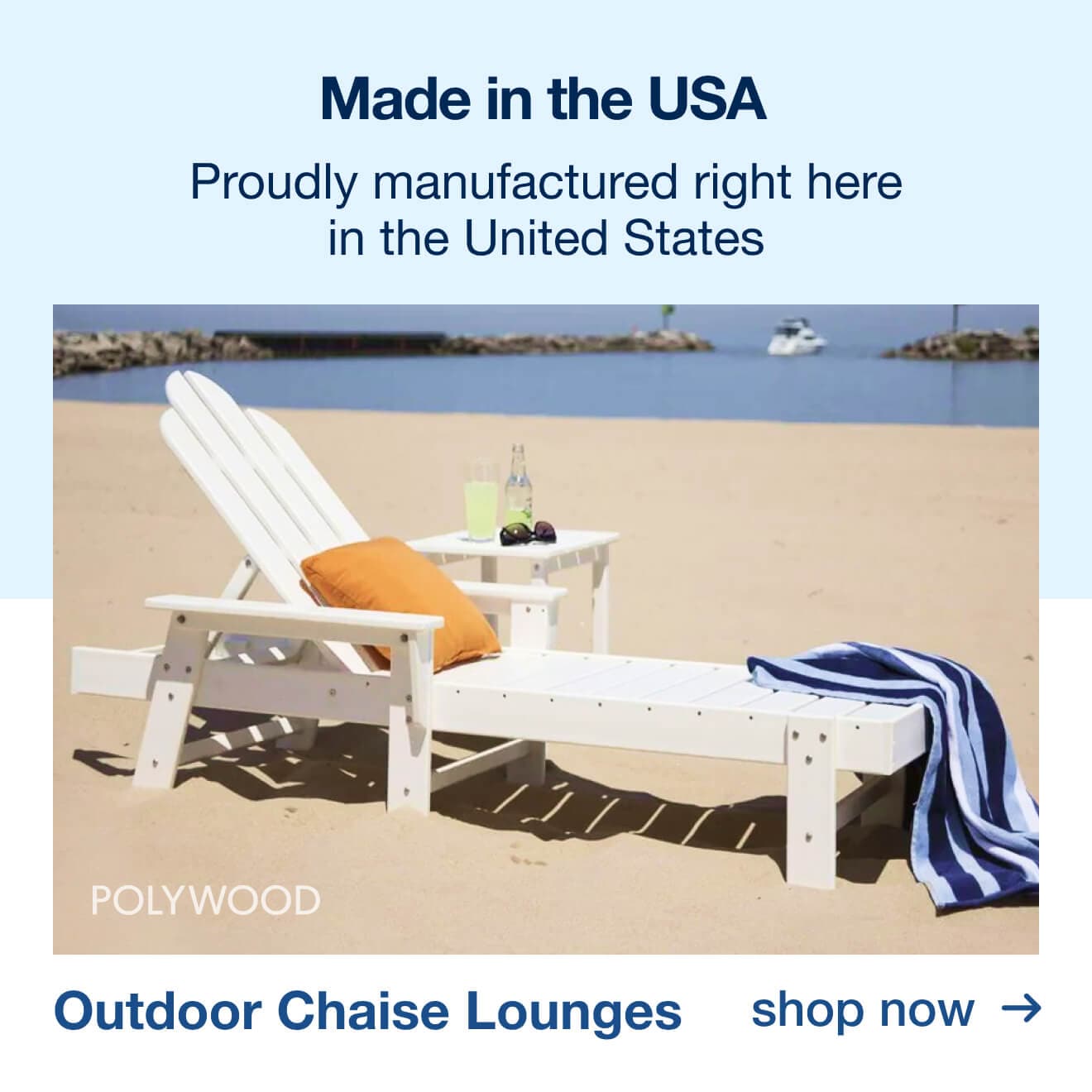 Polywood Outdoor Chaise Lounges
