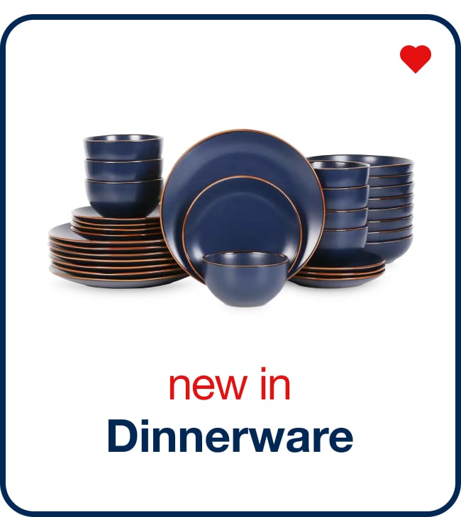 New in Dinnerware