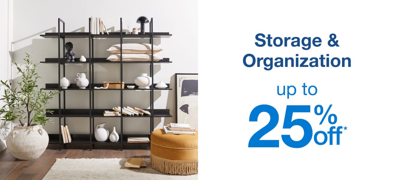 Up to 25% Off Storage and Organization
