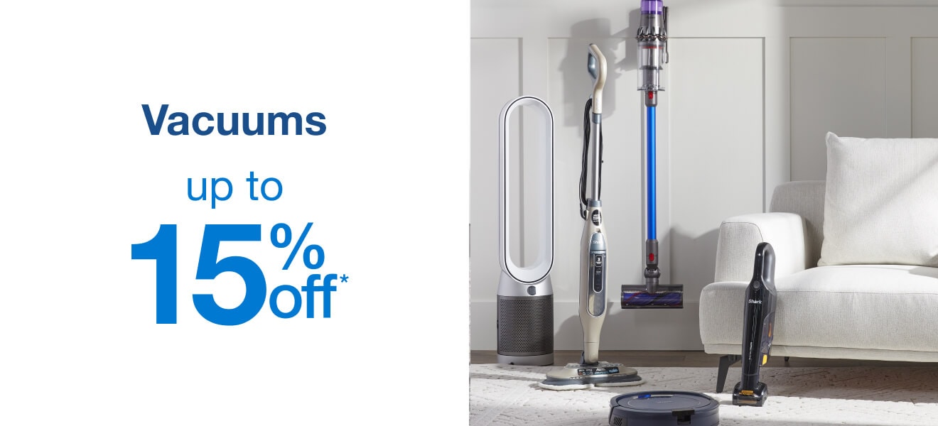 Up to 15% Off Vacuums