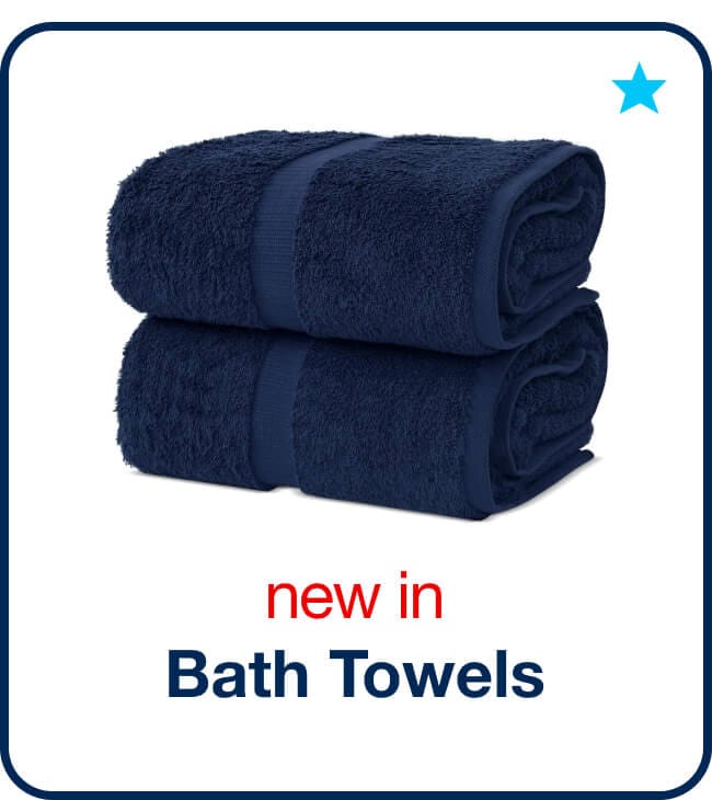 New in Bath Towels