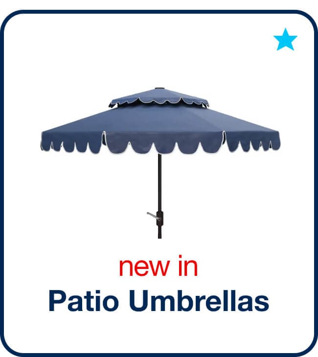New in Patio Umbrellas