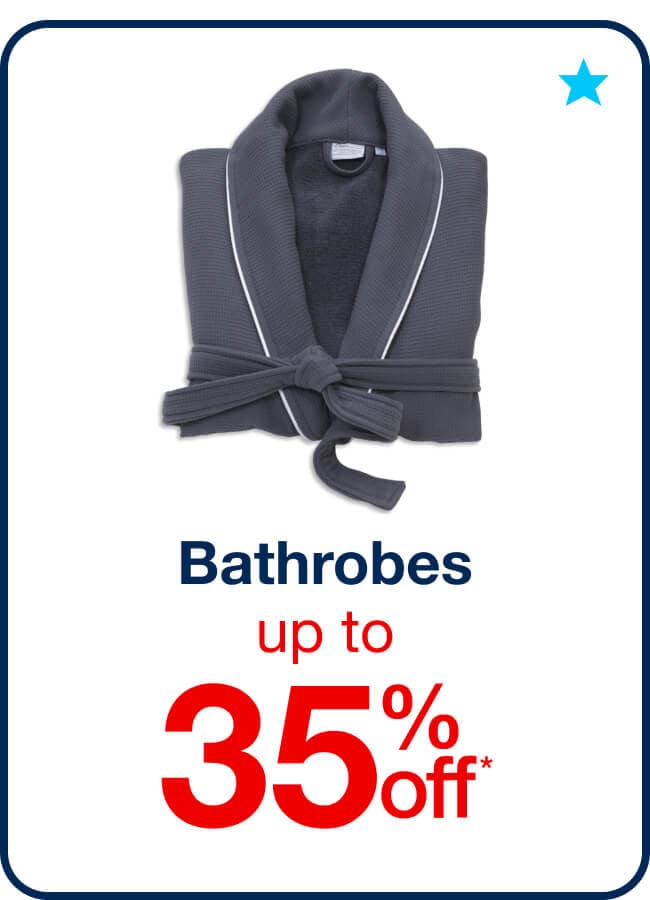 Up to 35% Off Bathrobes