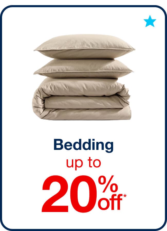 Up to 20% Off Bedding