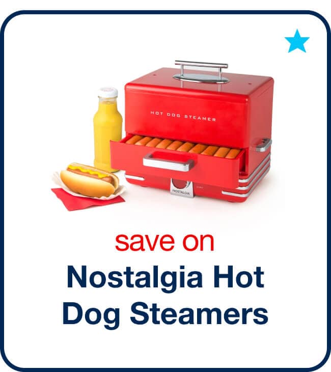 Hot Dogs Galore: Hot Dog Steamer $54.99