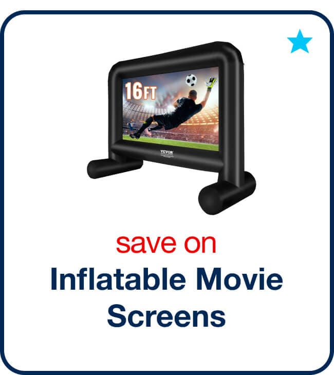 Movie Under the Stars: Inflatable Movie Screen $99.27