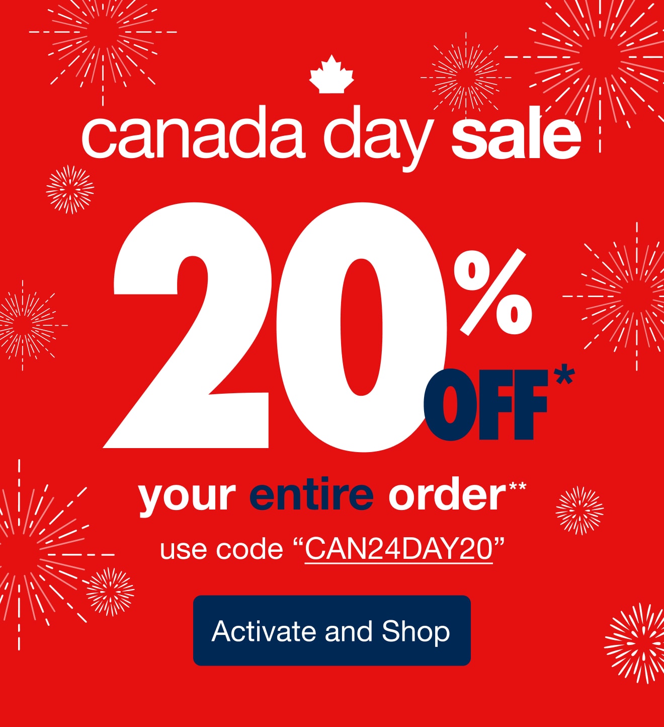 Canada Day Sale