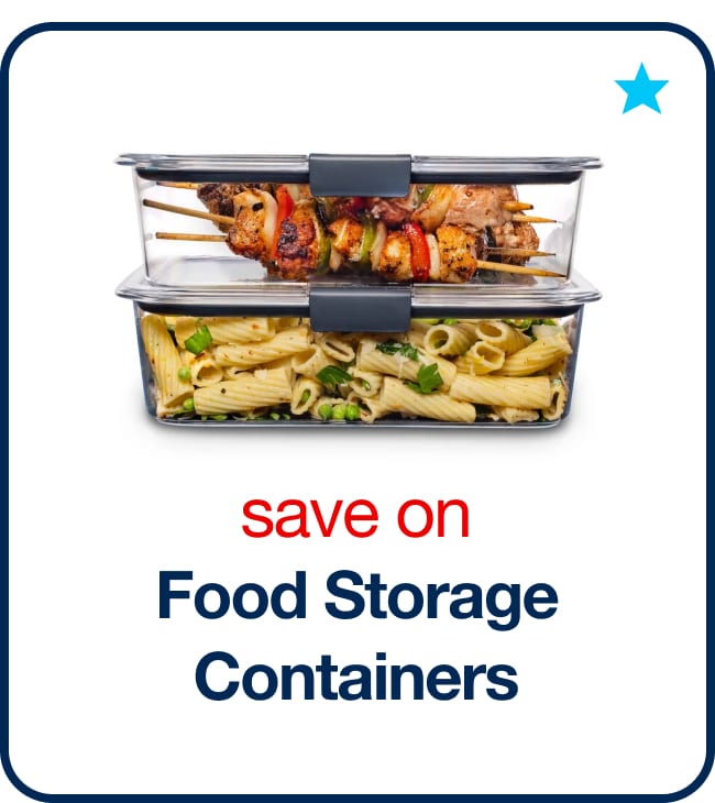 Save on Food Storage Containers