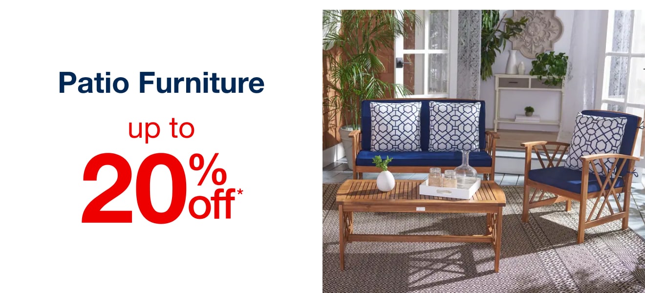 Up to 20% Off Patio Furniture