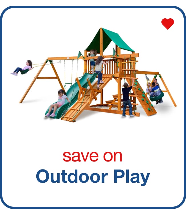 Save on Outdoor Play