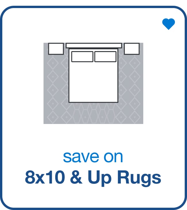 Save on 8x10 and Up Rugs