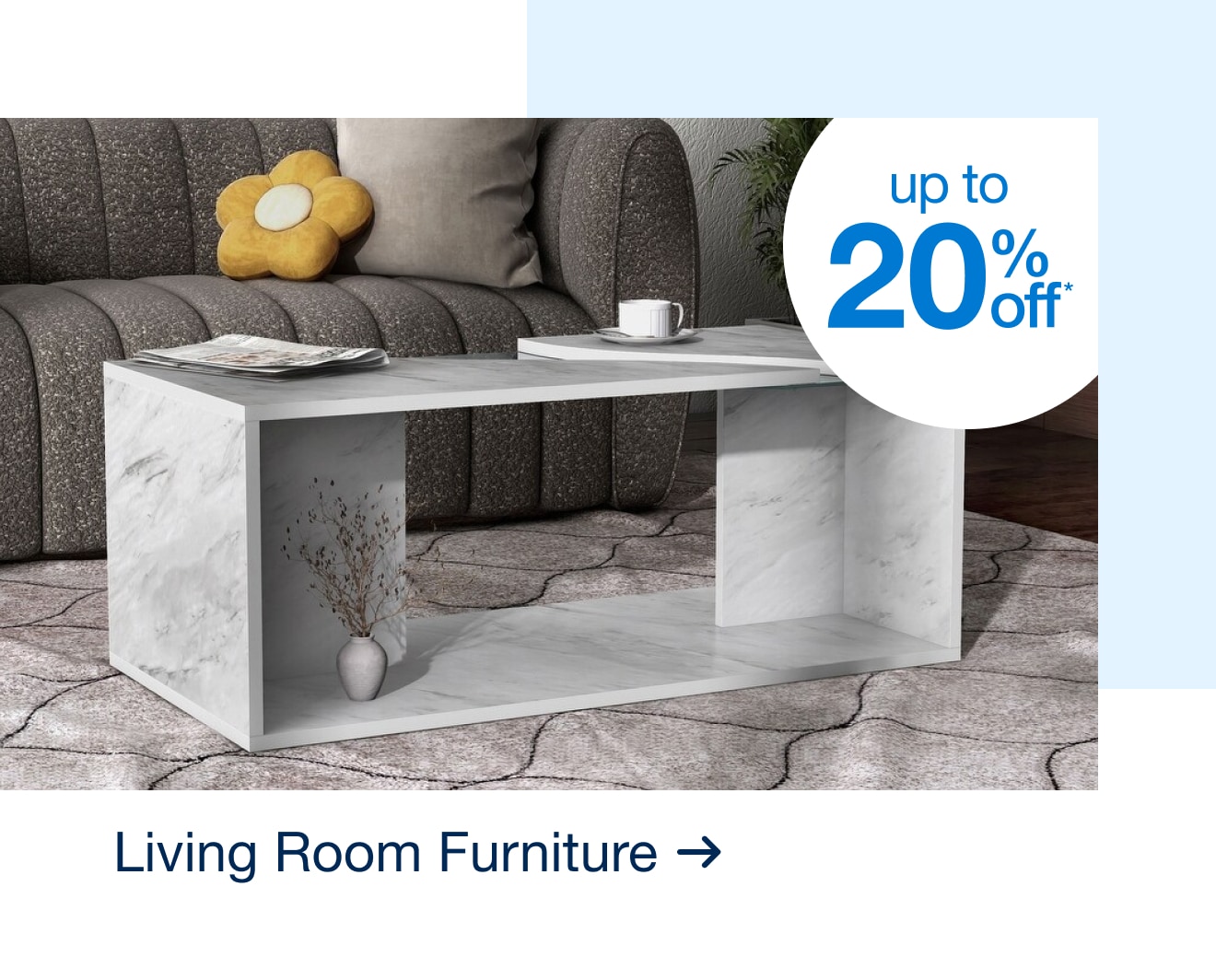 Living Room Furniture Up to 20% Off