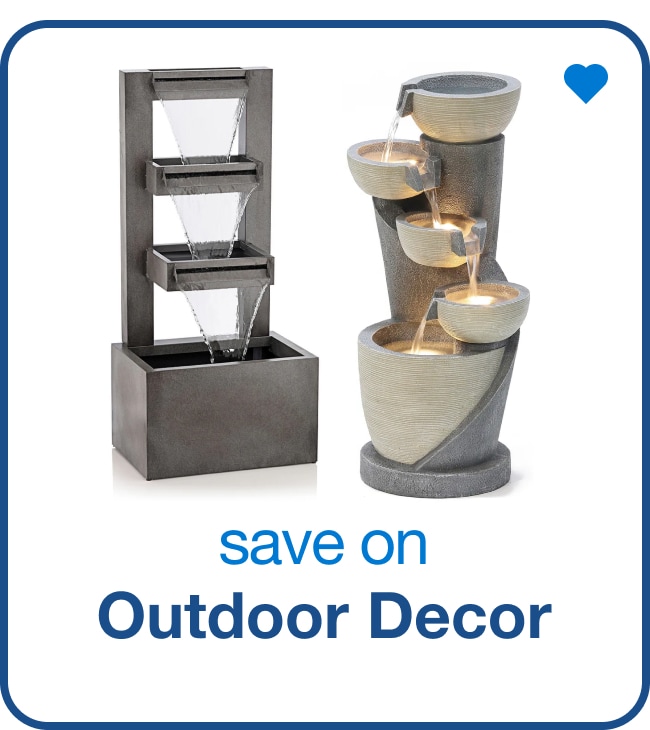 Save on Outdoor Decor